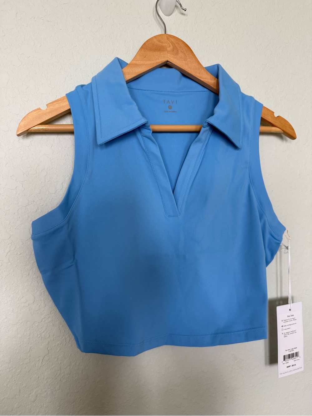 NWT Tavi Collared Sleeveless Polo Tank - Picture 2 of 7